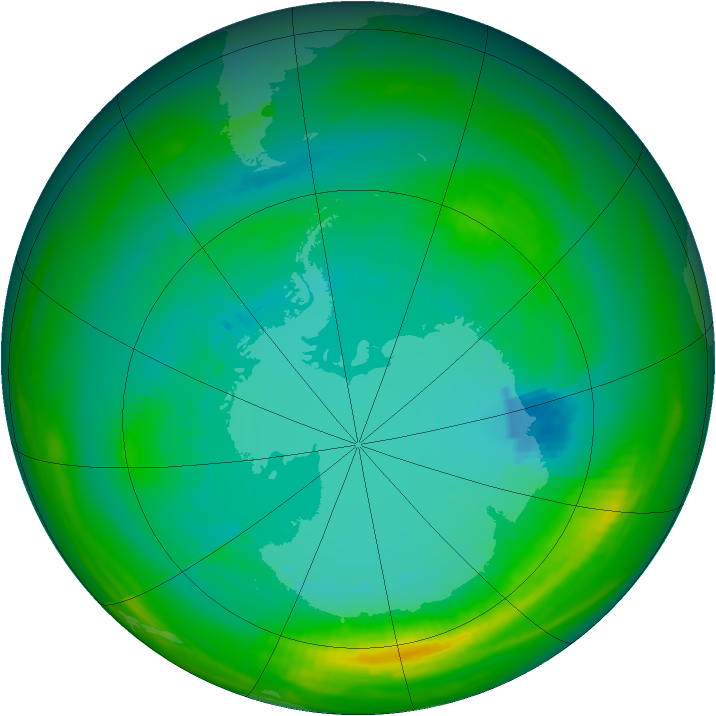Ozone Map 1979-08-20